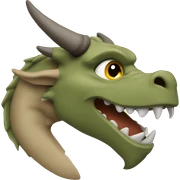 Khaki viking's Dragon sticker
