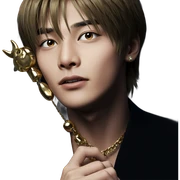 boy with jewelry portrait sticker
