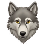 Wolf sticker