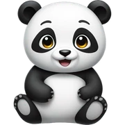 A small panda sticker