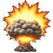 explosion sticker