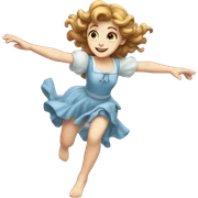 Full body Wendy darling flying sticker