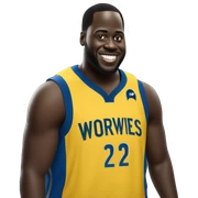 Fat draymond green in timberwolves jersey sticker