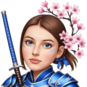 Samurai Warrior sticker