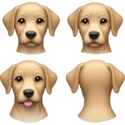 Girl labrador sticker