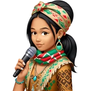 Colorful Singer sticker