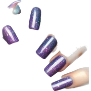 glitter nails tattoo sticker
