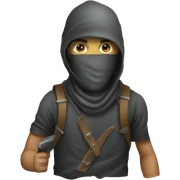 Robber emoji sticker