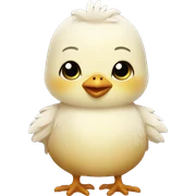 baby chicken doctor sticker