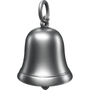 bell silver sticker
