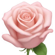 Cœur pastel rose sticker