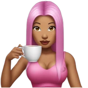 Nicki minaj drink tea sticker