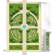 Gardens of Versailles sticker