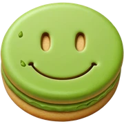 Matcha cookie sticker