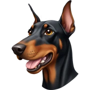 Doberman sticker