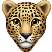 Leopard heart sticker