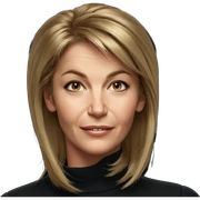 blonde girl smiling portrait sticker