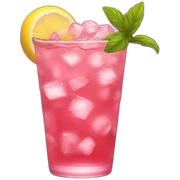 pink iced tea sticker