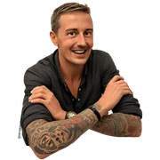 boys with tattoos indoors sticker
