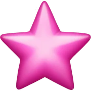 Pink star  sticker