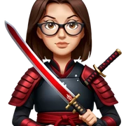 Fierce Samurai sticker
