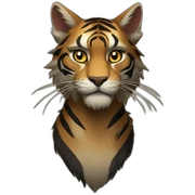 tigerstar from warriors sticker