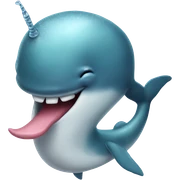 Mr. Narwhal  sticker