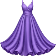 purple dress sticker