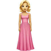 pink dress sticker
