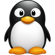 penguin and penguin sticker