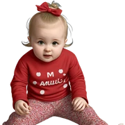 realistic portrait of girl sticker