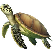 Sea turtle sticker