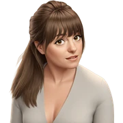 realistic portrait of girl sticker