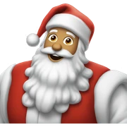 santa claus sticker