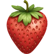 Strawberry sticker