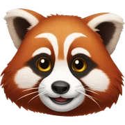 Red panda sticker