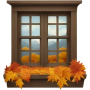 autumn window sticker
