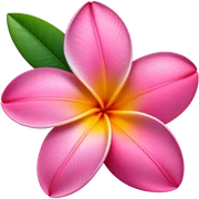 Plumeria  sticker