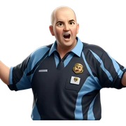 bald boy in uniform sticker