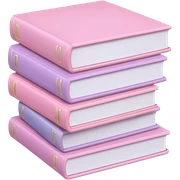 Libros rosas pastel sticker