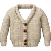 cozy knitted sweater sticker