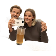 happy moment at the restaurant sticker