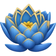 Blue lotus  sticker