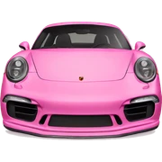 porsche pink sticker