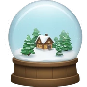 snow globe  sticker