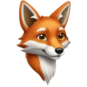 Fox sticker