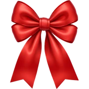 red bow sticker