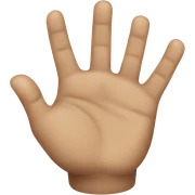Two hands with L fingers  sticker