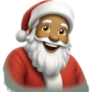 Laughing Santa  sticker