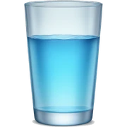 glass of water sticker